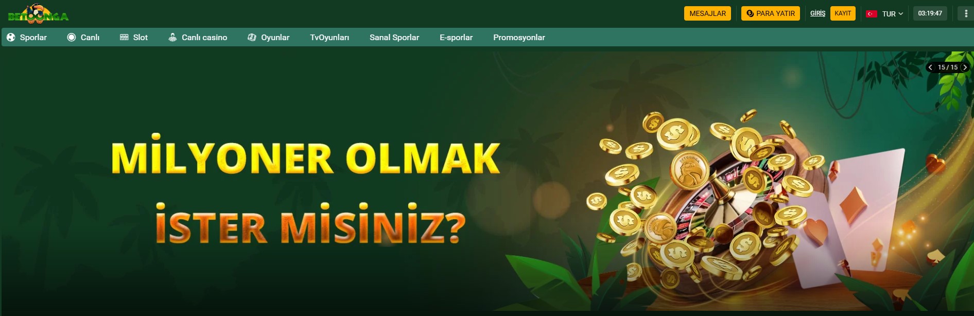 Betoonga Giriş Sayfası